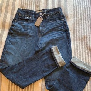 Madewell Highrise Slim boyJean- Sz 27
